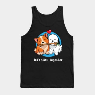 Let's stick together (on dark colors) Tank Top